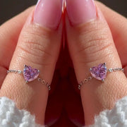 Friendship Heart Chain Ring