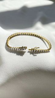 3mm Bracelet Tennis Gold